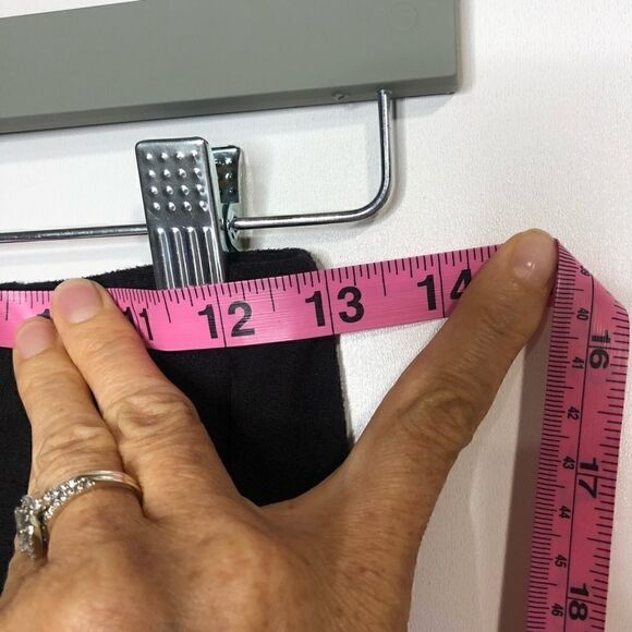 Lysse Black Faux Suede Feel Leggings Tummy Tuck - Picture 5 of 11